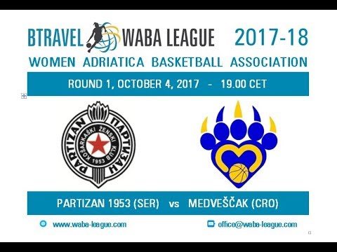 2017-18 BTravel WABA League R1 - Partizan 1953 - Medveščak (04/10)