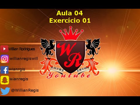 Aulas de Teclado 04 Iniciante Exercícios para Velocidade e agilidade