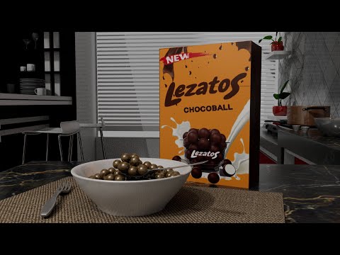 LEZATOS || ChocoBall Advertisement || FULL 3D MODEL & 3D ANIMATION