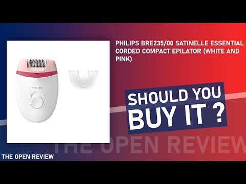 Philips Satinelle Essential Kompaktiškas laidinis epiliatorius BRE235/00 video