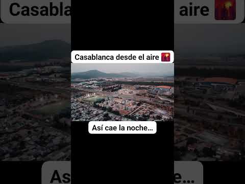 Atardecer en Casablanca desde el aire 🌇🛣️ #Shorts