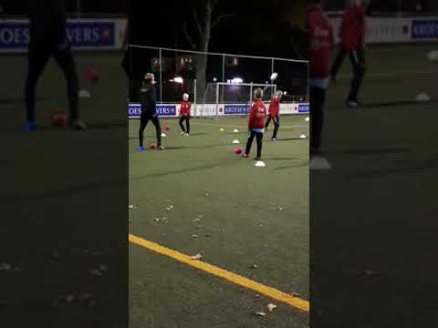 JO11-1 van Rigtersbleek met de Minisoccerbal (2017)