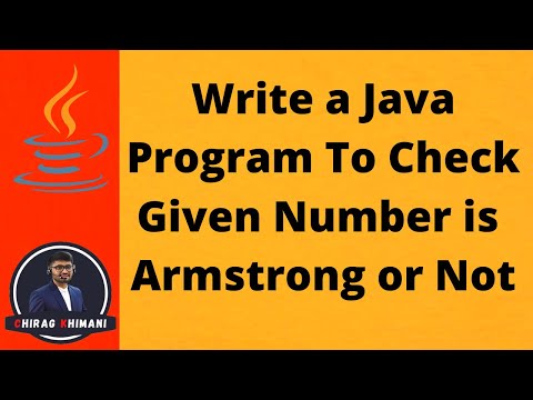 31 Java Program To Check Given Number Is Armstrong Or Not Java While Loop