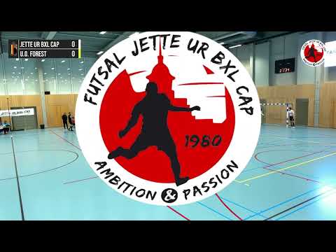 Match summary of D2A RBFA 25-26 Futsal Jette UR BXL CAP - Union Oasis Forest (19/12/25)