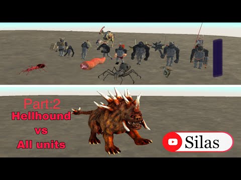 😈HELLHOUND vs ALL UNITS part.2-Animal Revolt Battle Simulator🔥
