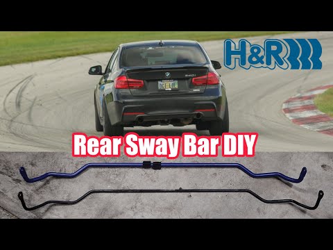 Installing an H&R REAR Sway Bar on my 340i