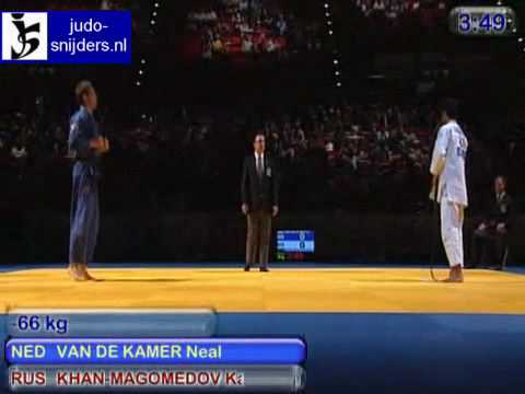 Judo 2009 Birmingham: van de Kamer (NED) - Magomedov (RUS) [-66kg].