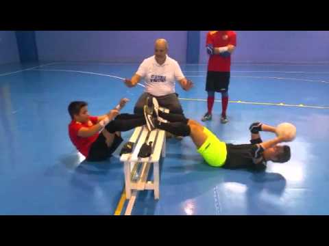 Entreno porteros la pobla de montornes