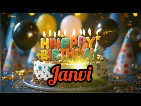 🎉 Happy Birthday Janvi Song | Janvi Birthday Song | Personalized Birthday Song 2025 🎂🎶