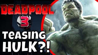 Deadpool 3 Update   Shawn Levy Teases THE HULK