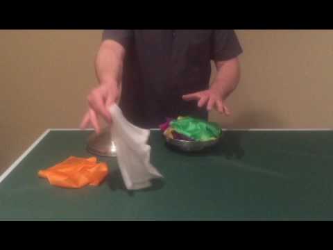 Nari Flower by JL Magic with Dove Pan and Silks