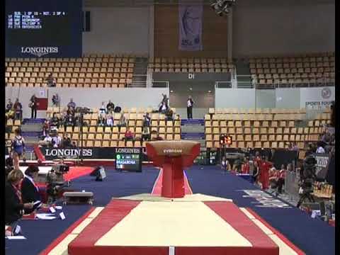Kwang Sun PYON PRK   Vault Team Qualifications   2006 Aarhus World Championships