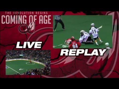 NLL: Colorado Mammoth goalie Alex Buque levels opponent with devastating open field hit