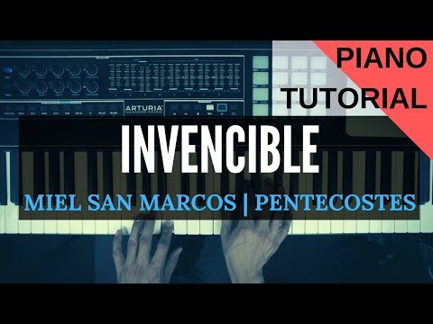 Invincible | Miel San Marcos | Piano Tutorial [Jorge Privado version]