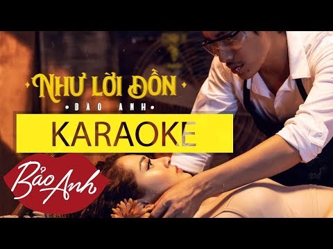 Mix - Như Lời Đồn Karaoke - Bảo Anh (Beat chuẩn có bè)