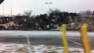 preview picture of video 'Aftermath of McDonalds fire Frankfort Kentucky 12-09-2010'