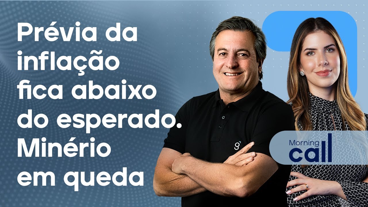 🔴 27/12/24 Prévia da inflação fica abaixo do esperado | Minério em queda | Morning Call