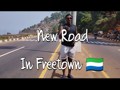 DRIVING ON A NEWLY CONSTRUCTED ROAD IN FREETOWN, SIERRA LEONE 🇸🇱.