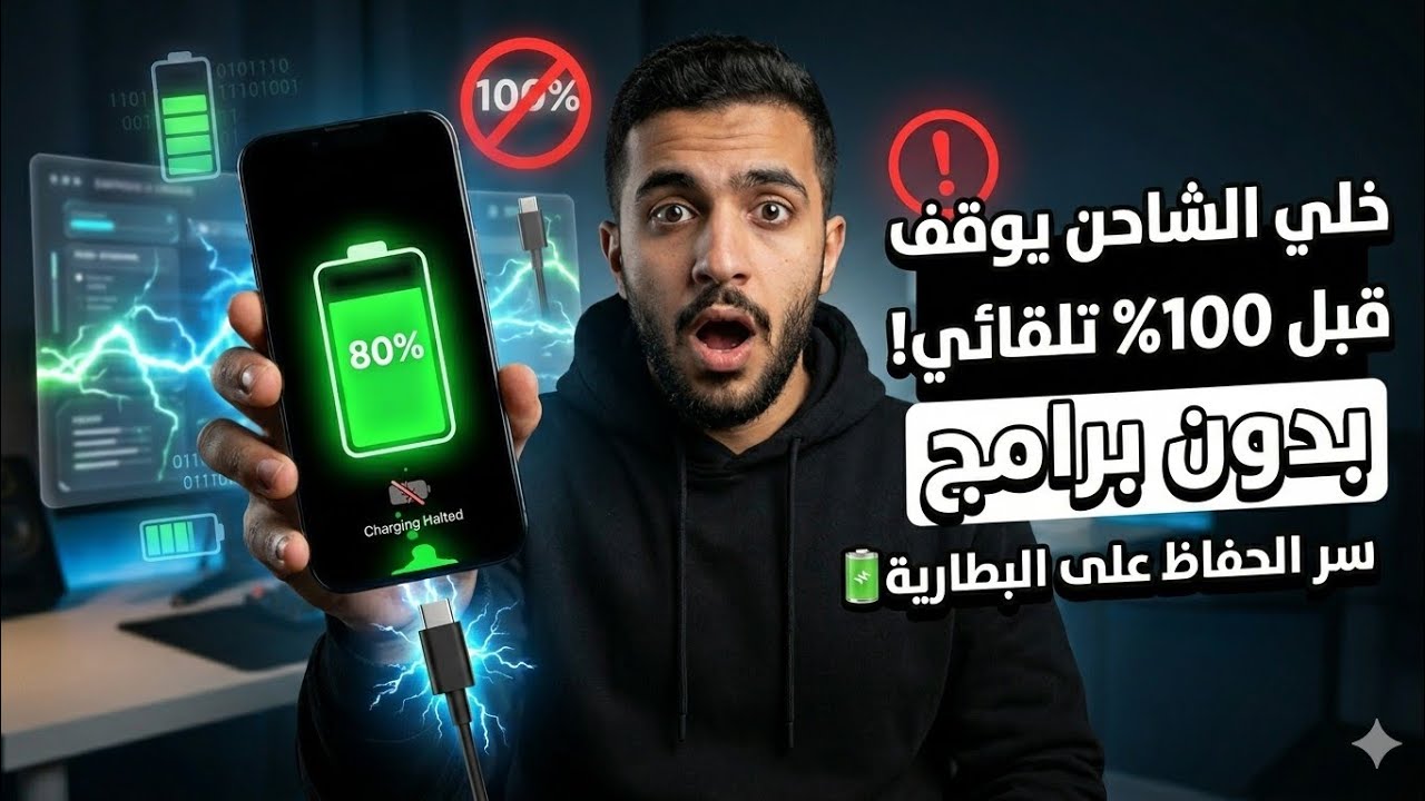 إزاي تخلي الموبايل يفصل الشحن قبل 100٪؟ أفضل الطرق للحفاظ على بطارية الهاتف وإ