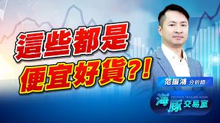 指數修正開始?! 現在這些便宜貨值得你注意! ｜海豚交易室｜范振鴻