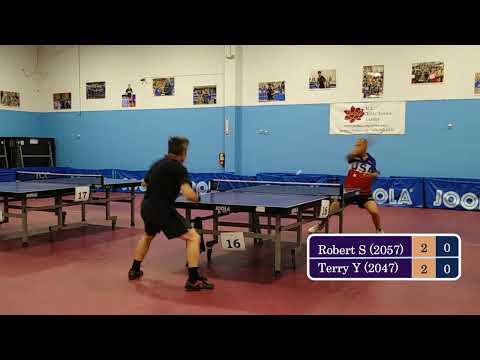 Robert Shahnazari (2057, pips) vs Terry Young (2047) - JOOLA Summer Open at ICC on 5-14-2022