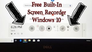 How to Record Computer Screen on Windows 10 for Free (Built in Screen Recorder)