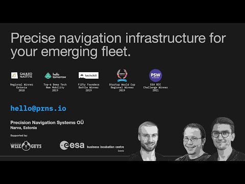 Stargate RTK pitch at ESA BIC Estonia Startup Showcase @Latitude59EST