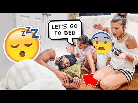 SLEEPING On The Floor Because My WIFE Kicked me Out *Prank On Kids*