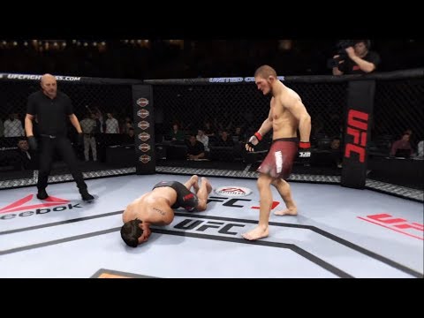 Khabib vs. Elias Theodorou (EA Sports UFC 3) - CPU vs. CPU