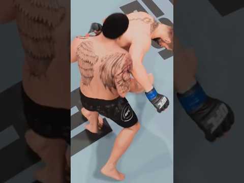 bro wasn’t stopping for anything😭🤣 #ufc5