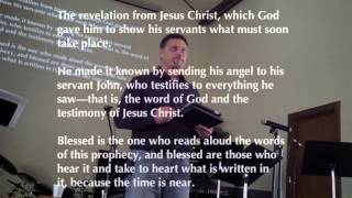 November 22, 2015: The Book of Revelation, faith beyond fear, faith beyond death