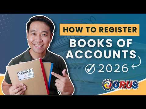 How to Register Books of Accounts Online via BIR ORUS (Step-by-Step Tutorial)