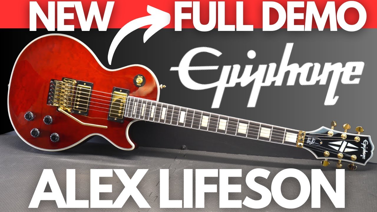 Обзор гитары Epiphone Alex Lifeson Les Paul Custom Axcess