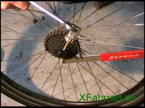 XFahrrad.de - changing the cassette sprocket or the pinion set