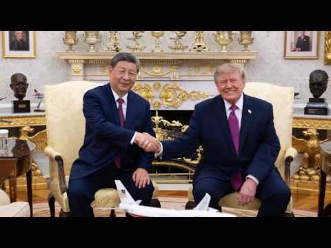 Watch: President Xi holds small-group exchanges with President Trump