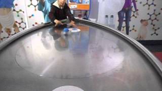 Exhibit at Scitech - Spinning Table