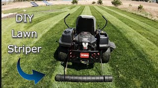 How To Build Your Own Lawn Striper | How To Strip Your Lawn |DIY Lawn Striper