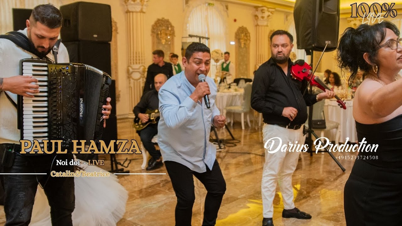 Colaj Manele - Paul Hamza - Noi doi - Colaj Manele LIVE NOU 2025 - Nunta Catalin\u0026Beatrice