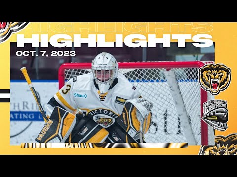 Victoria Grizzlies (4) vs Coquitlam Express (2) Game Highlights October 8, 2023