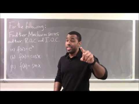 Math 212 RS2 Lecture 16 - Taylor series, their convergence and applications