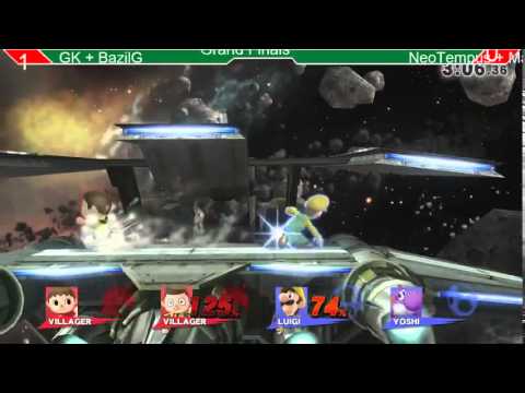 Smash 4 Doubles Marche & NeoTempus Vs GK & BazilG Grand Finals