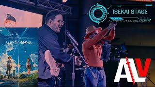 RADWIMPS - Zenzenzense (movie ver.) 前前前世 - Your Name 君の名は LIVE at Anime Las Vegas
