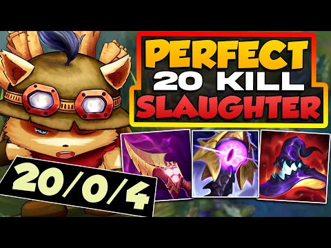 THIS PERFECT TEEMO GAME WAS ABSOLUTE BLOODY MURDER  - League of Legends