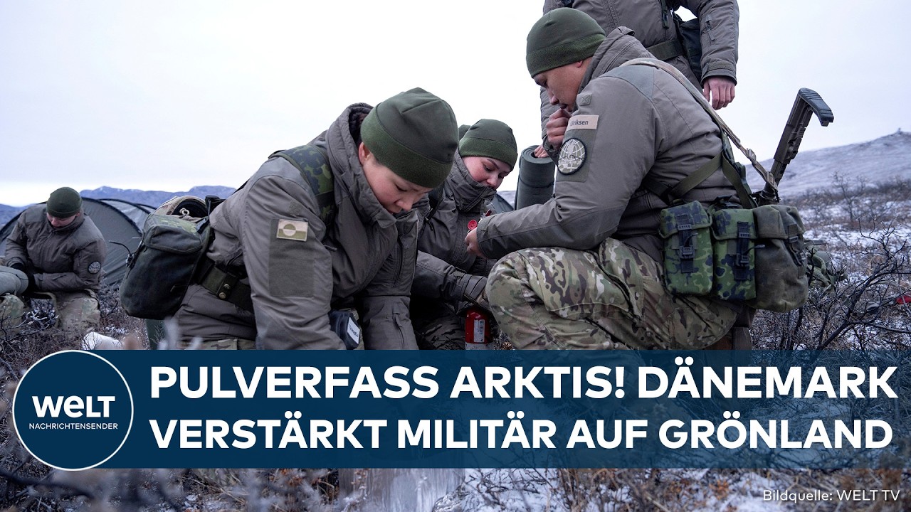 GRÖNLAND: Dänemark schickt aus Sorge vor US-Invasion militärische Verstärkung auf die Insel!