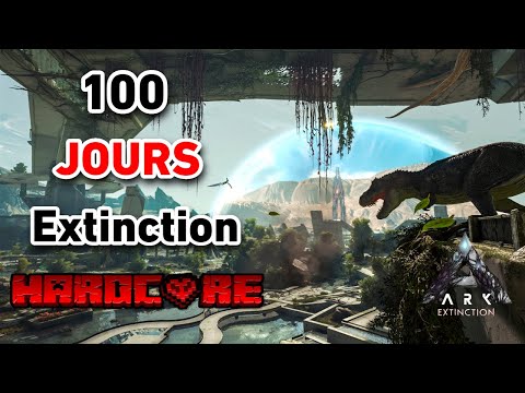 I survived 100 days in Hardcore on Extinction (modded ARK)