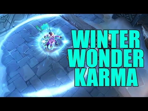 Winter Wonder Karma Skin - LoL Spotlight