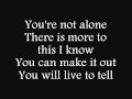 Saosin - You're Not Alone [Lyrics] 