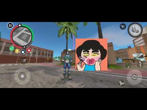 Rope Hero: Vice Town (Aircraft Transformers Fight in Army Base) Army Man Group