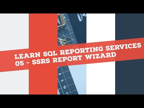 Reporting Services (SSRS) in 120 mins: P4 - My First SSRS Report (Wizard Based)