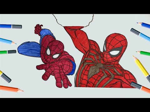 Spider - Man , Spiderman Coloring Pages, How To Draw The Best Spiderman